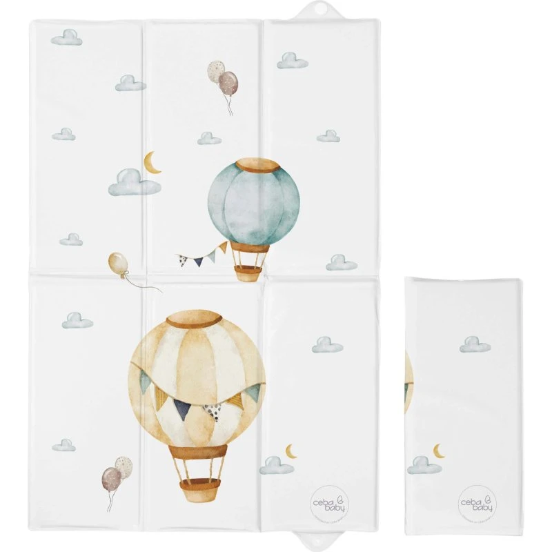 Ceba Baby Wickelauflage Balloons, faltbar, 60 x 40 cm