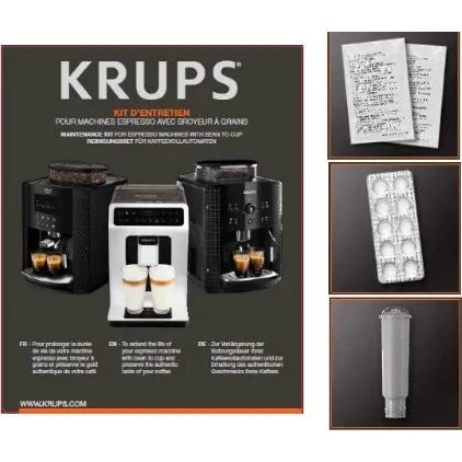 Krups XS530010 Entkalkungs- und Reinigungsset für Kaffeevollautomaten