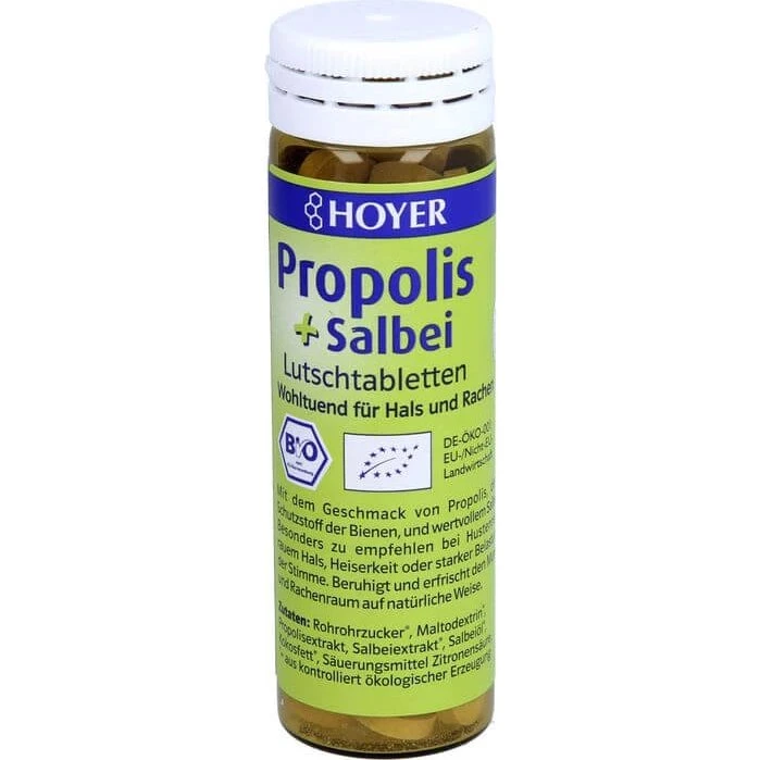 HOYER Bio-Lutschtabletten Propolis & Salbei, 30 g