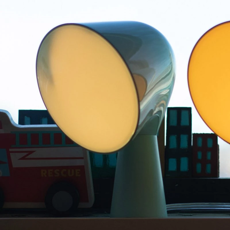 Foscarini Binic Designer-Tischleuchte, Aquamarin