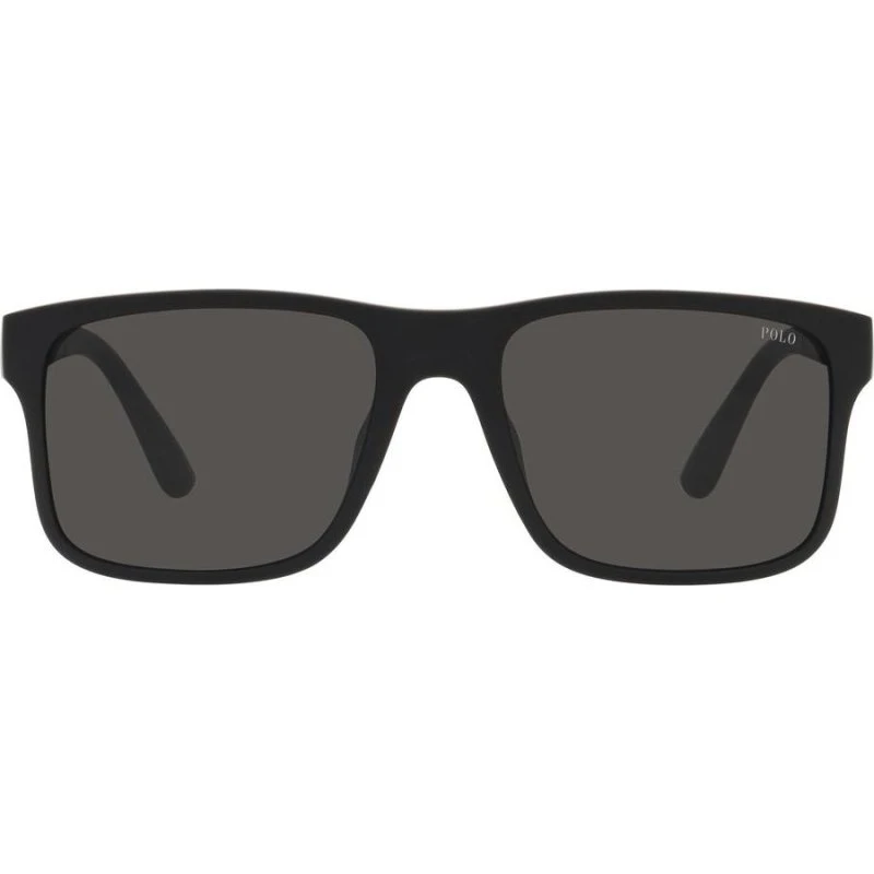 Polo Ralph Lauren PH4195U Sonnenbrille Herren Schwarz Grau 57mm