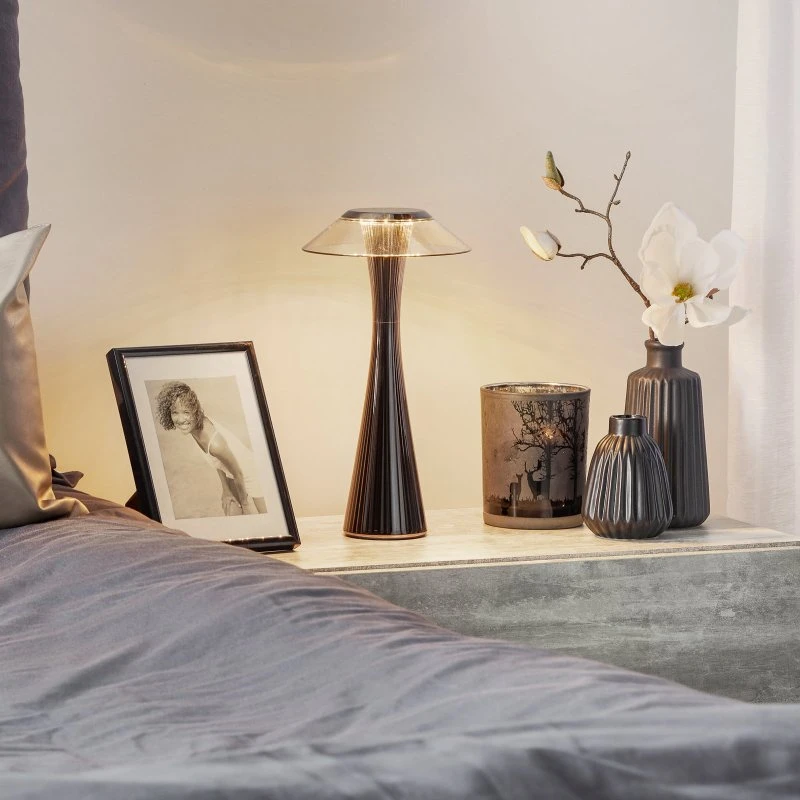 Kartell Space LED-Designer-Tischleuchte, Titan