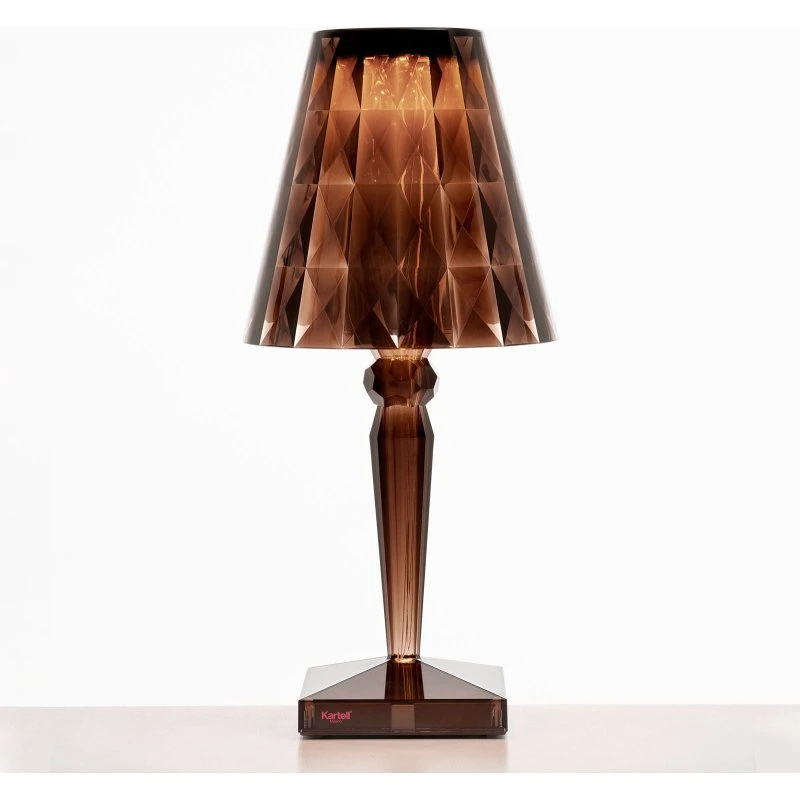 Kartell Big Battery LED-Tischleuchte IP54, Cola