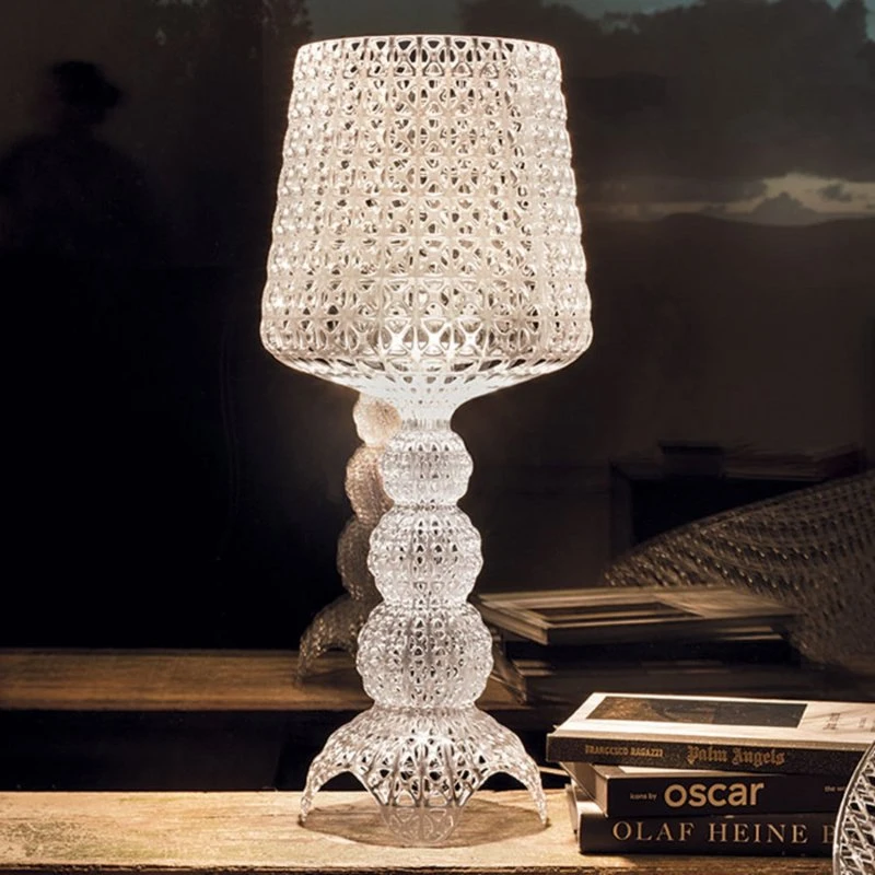 Kartell LED-Tischleuchte Mini Kabuki, klar, 70 cm