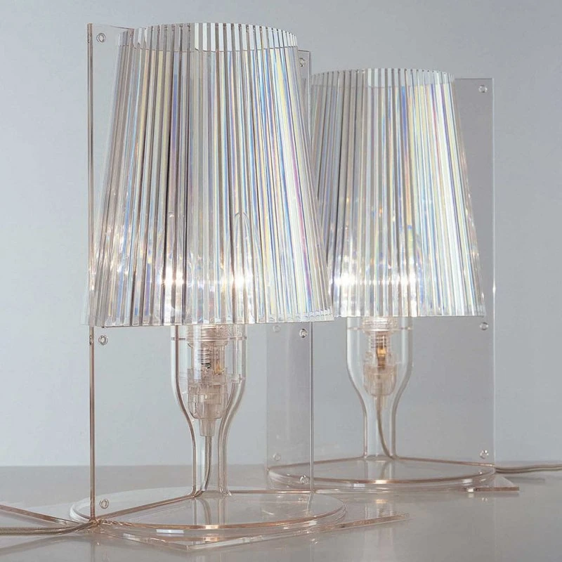 Kartell Take Designer-Tischleuchte, transparent