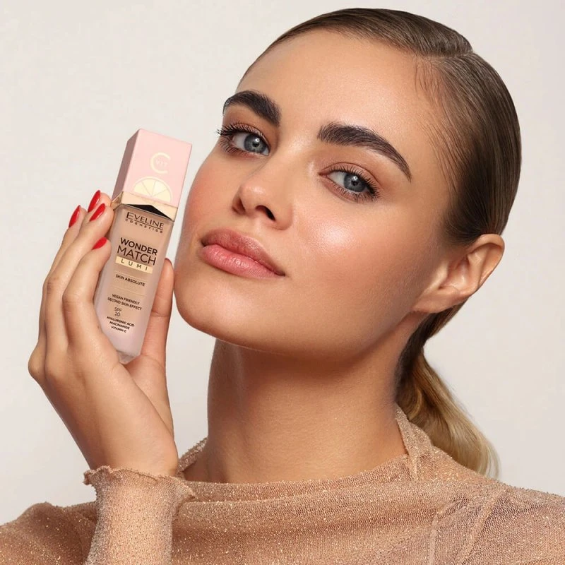 Eveline Cosmetics Wonder Match Lumi Foundation 20 Nude, 30ml