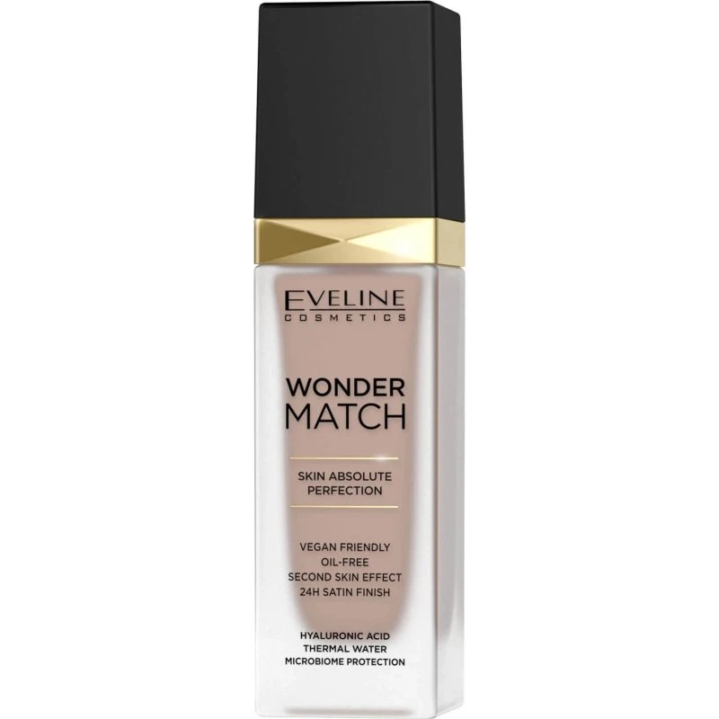 Eveline Cosmetics Wonder Match Foundation Nr. 45 Honig, 30 ml