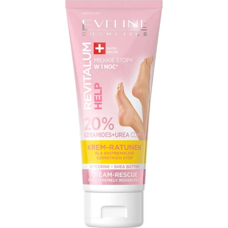 Eveline Cosmetics Revitalum Creme-Rescue für extrem raue Füße, 75ml