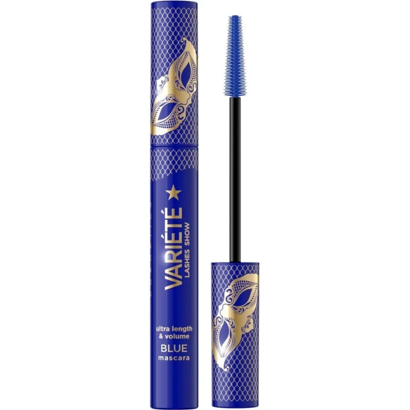Eveline Cosmetics Variete Mascara Blau, verdickend & verlängernd, 9 ml