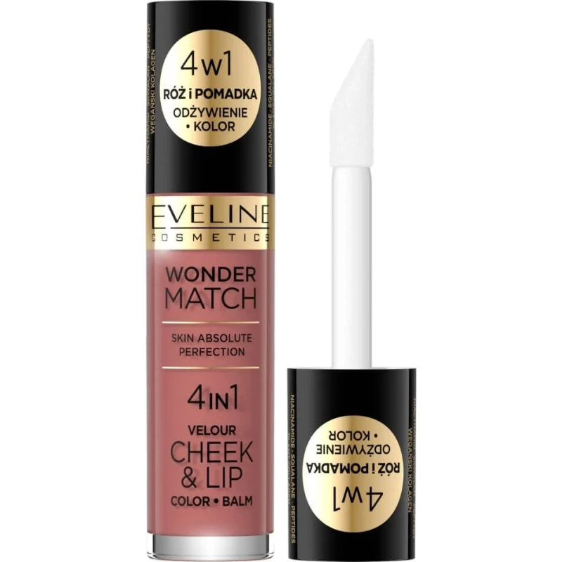 Eveline Cosmetics Wonder Match Velour Cheek & Lip Blush 05, 4,5 ml