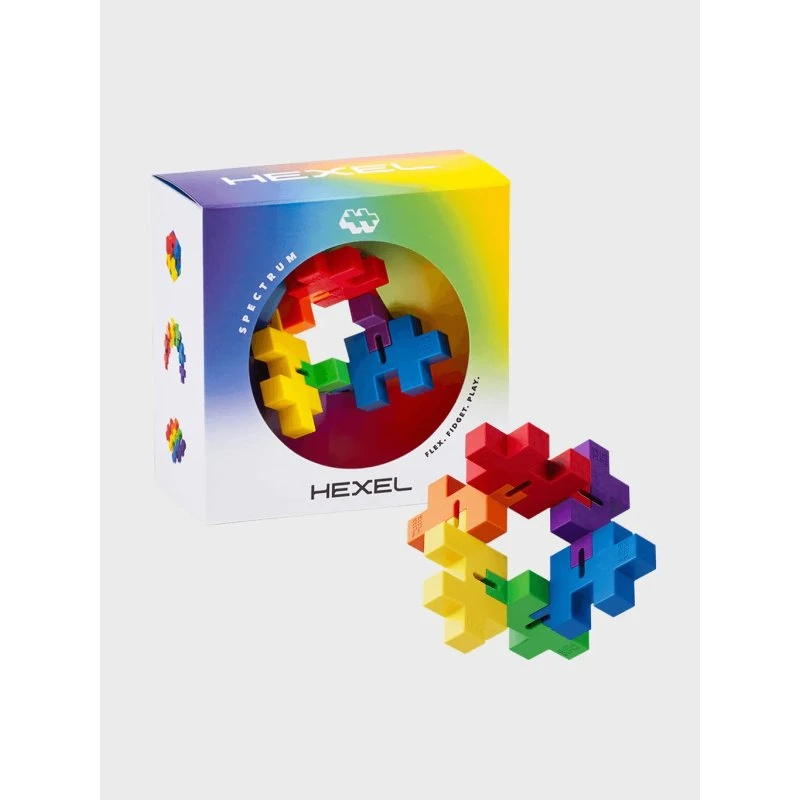 Plus-Plus HEXEL Spectrum - Kreatives Fidget-Toy Bausteine