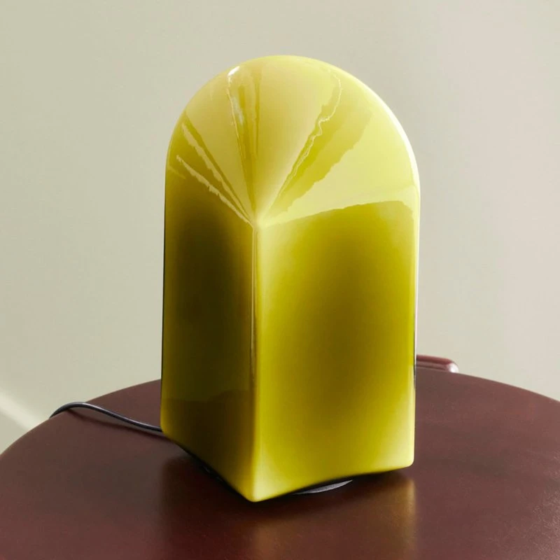 HAY Parade LED-Tischleuchte moosgrün, 24 cm