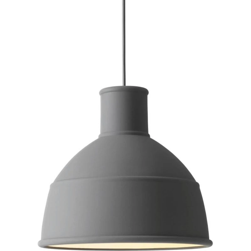 Muuto Unfold Pendelleuchte - Dark Grey - Silikon