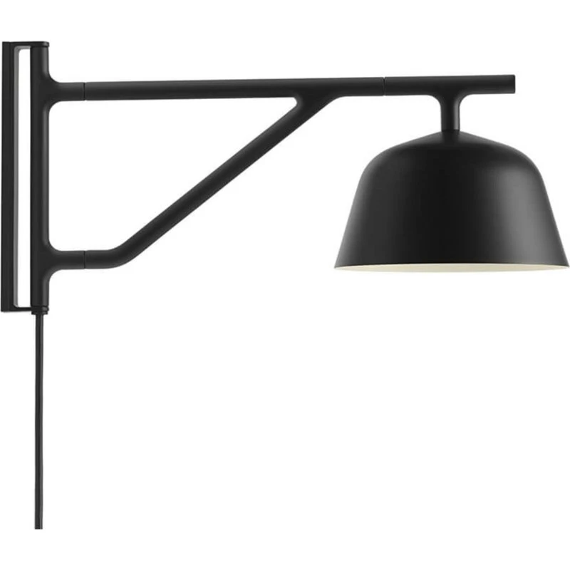 Muuto Ambit Wandleuchte Black - Aluminium, Schwarz