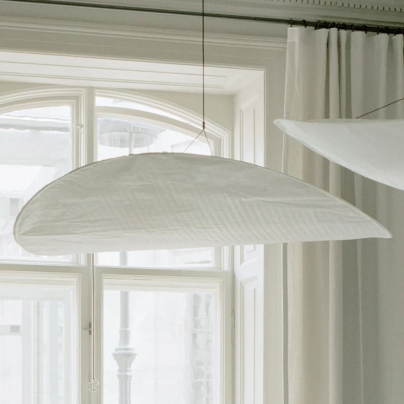 New Works Tense LED-Hängeleuchte, Ø 120 cm, Weiß