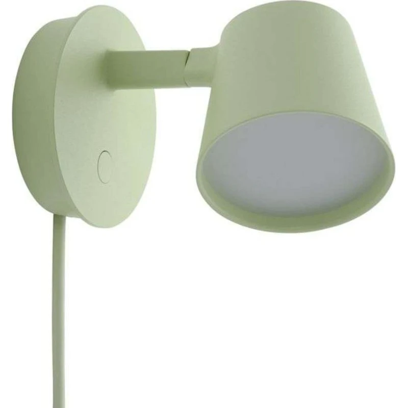 Muuto Tip Wandleuchte Light Green - Aluminium