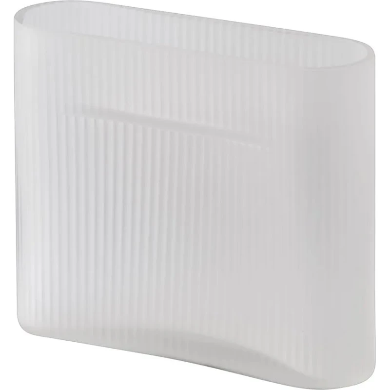 Muuto Ridge Vase 16,5 cm Weiß Mattglas