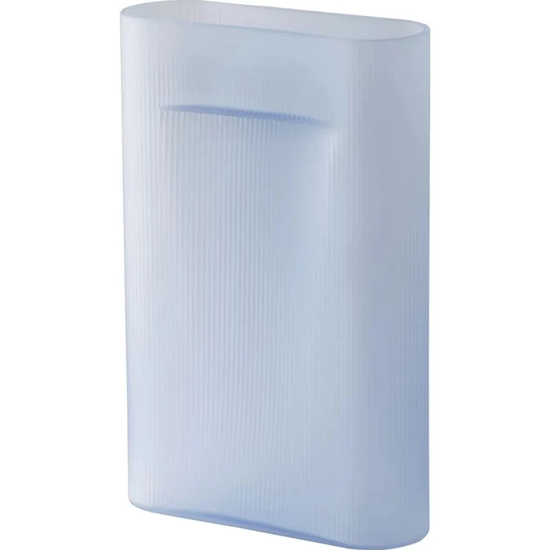 Muuto Ridge Vase 48,5 cm - Hellblau Mattglas