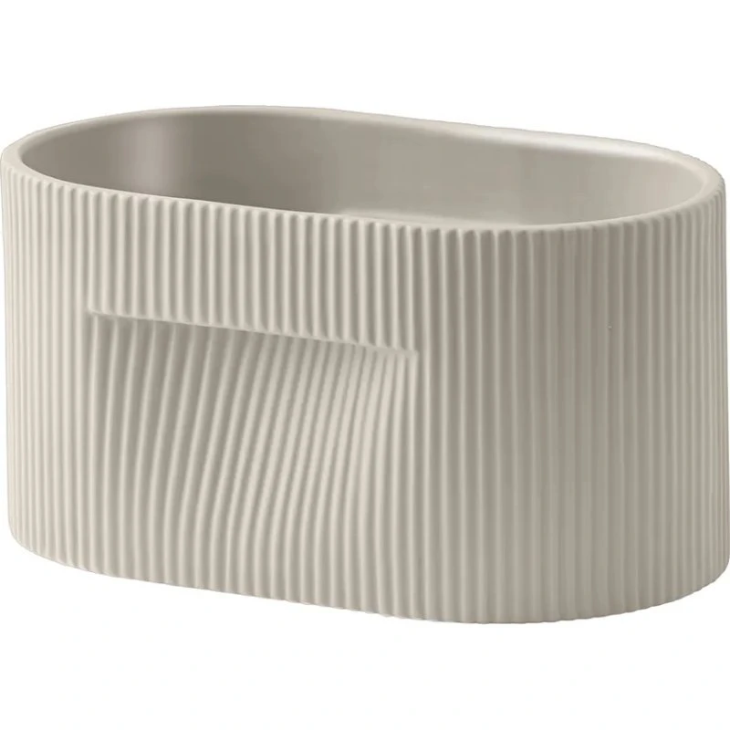 Muuto Ridge Übertopf 13 cm Beige