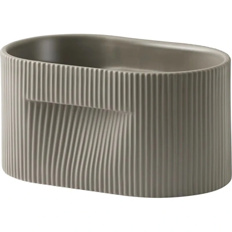 Muuto Ridge Übertopf 13 cm - Taupe