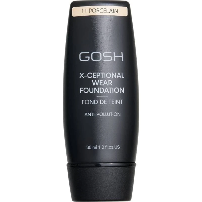 Gosh X-Ceptional Wear Foundation 11 Porcelain, 30 ml