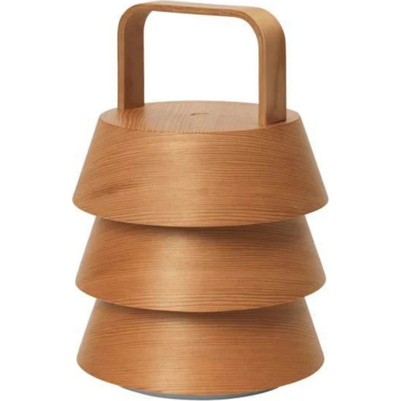 Ferm Living Luver Portable Tischleuchte - Holz Natural