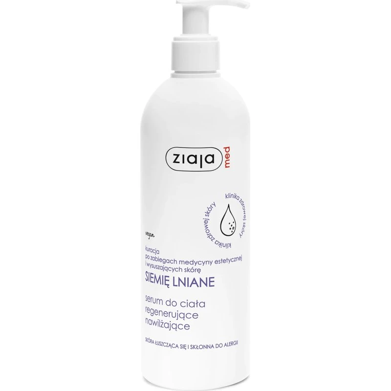 Ziaja MED Bio Naturkosmetik Körperserum mit Leinsamen, 400 ml