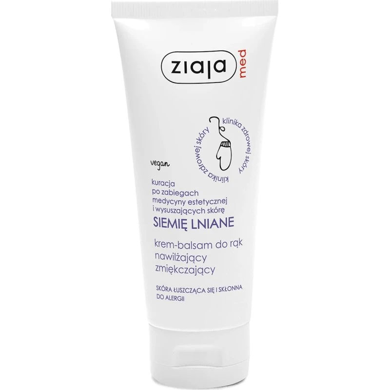 Ziaja Med Leinsamen Handbalsam zur Feuchtigkeitspflege, 100 ml