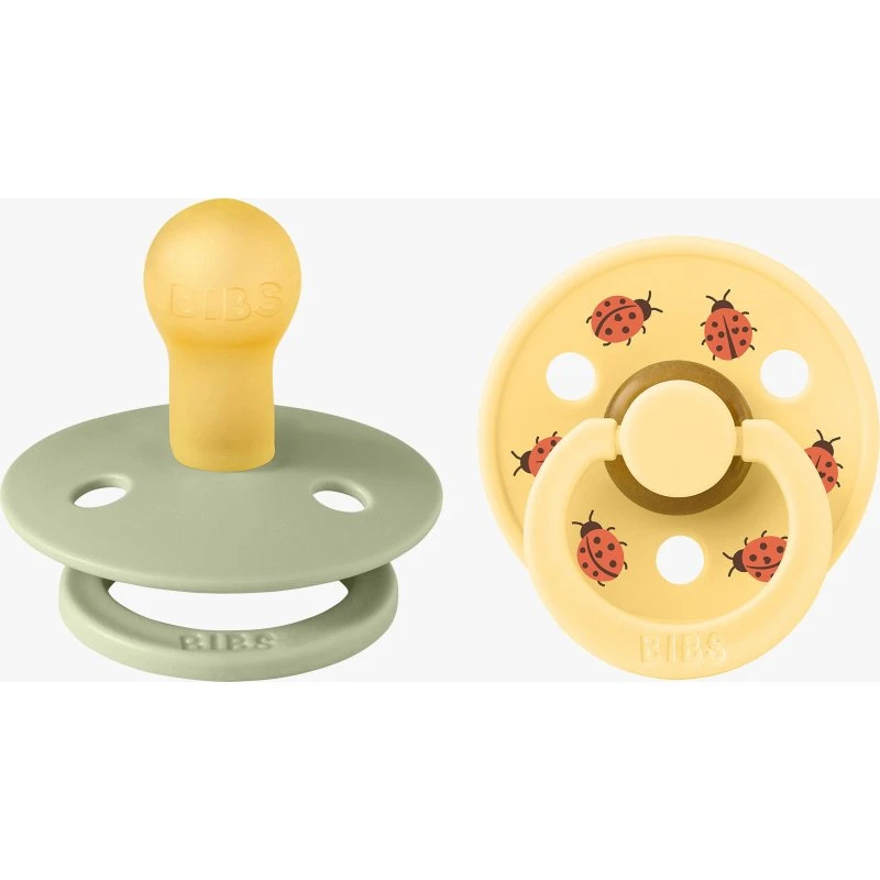 BIBS Studio Collection Schnuller 2er-Pack Latex, 0-6M, Sage