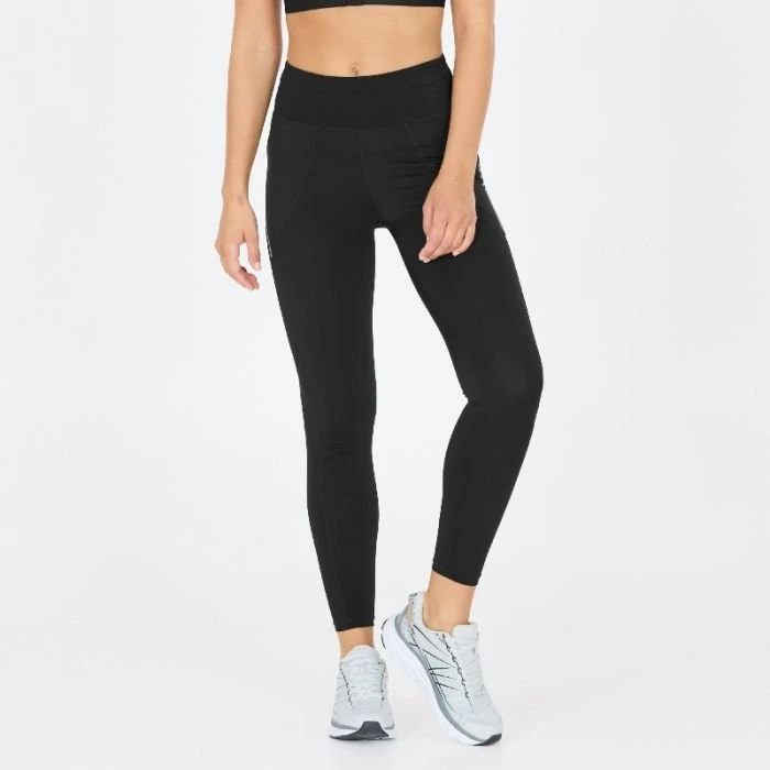 Endurance Talori Tights Damen - Schwarze Laufleggings Gr. 40