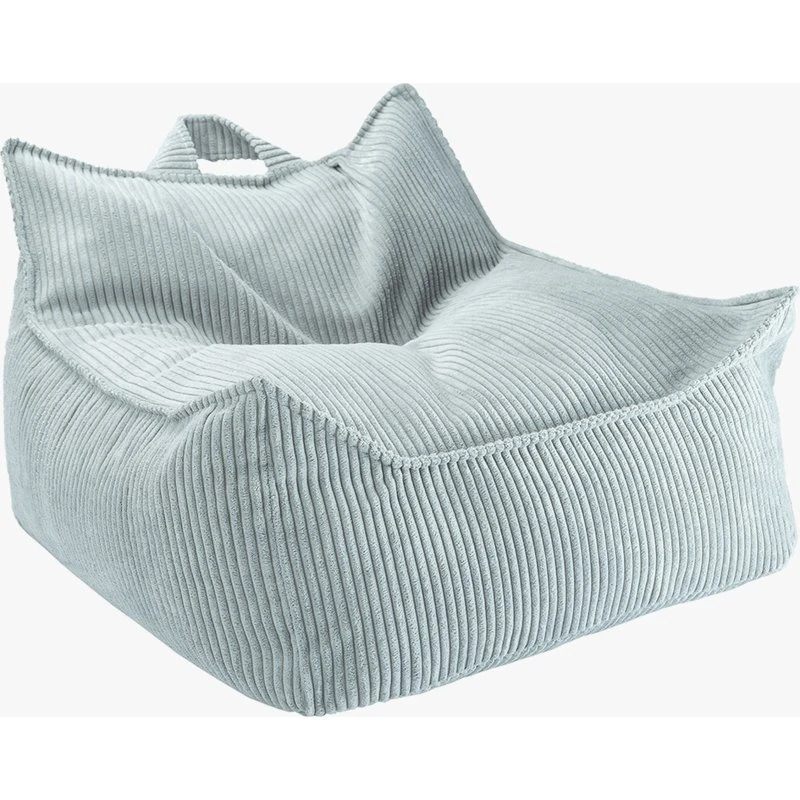 Wigiwama Sitzsack Cord - Peppermint Green, 70x50x80 cm