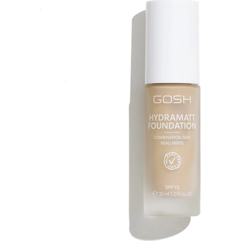 GOSH Hydramatt Foundation Nr. 012R 30 ml – Medium Dark