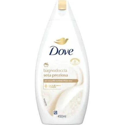 Dove Precious Silk Duschgel, 450 ml