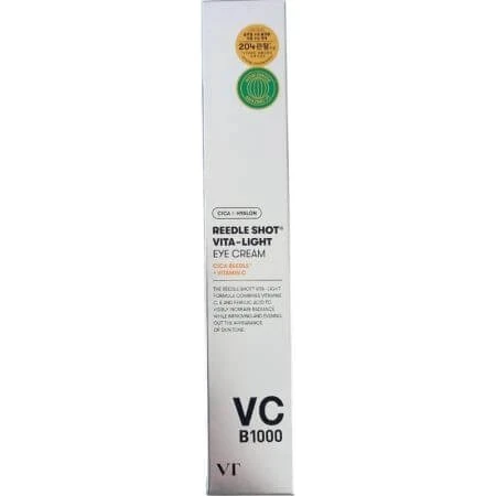 VT Cosmetics Reedle Shot Vita-Light Eye Cream mit Mikroschall-Applikator
