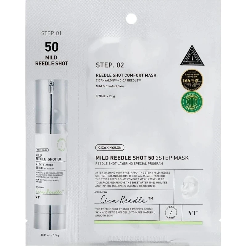 VT Cosmetics Mild Reedle Shot 50 2-Step Maske (1 Stück)