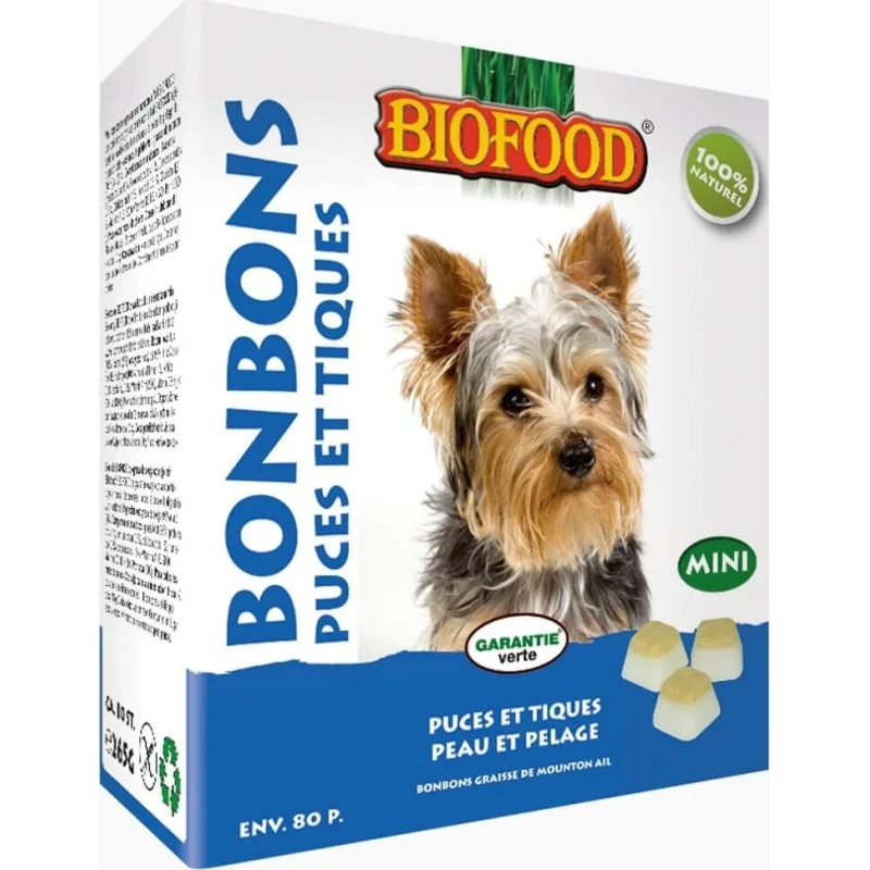 Biofood Antiparasitärer Snack Maxi mit Schafsfett & Knoblauch (80 Stk.)
