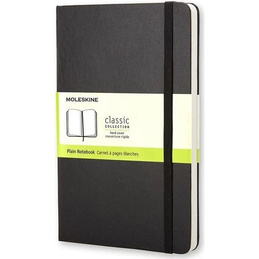 Moleskine Notizbuch Blanko A6 Hardcover Schwarz