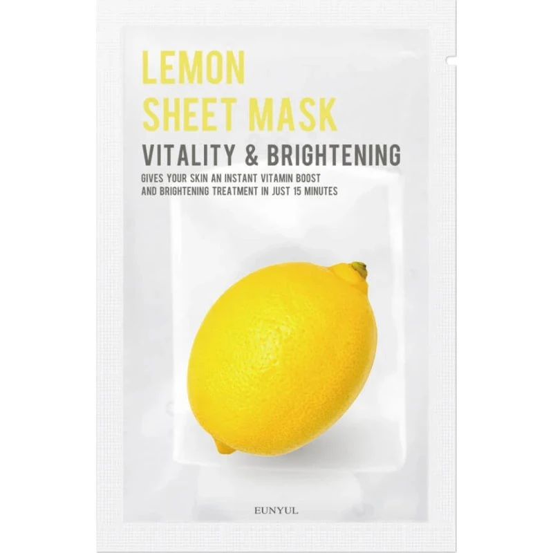 Eunyul Lemon Brightening Mask in Lemon Patch, 22ml