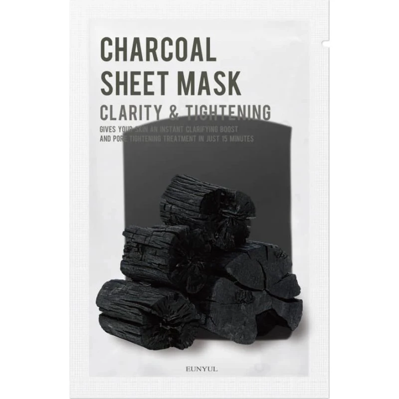 Eunyul Charcoal Sheet Mask Reinigungsmaske, 22ml