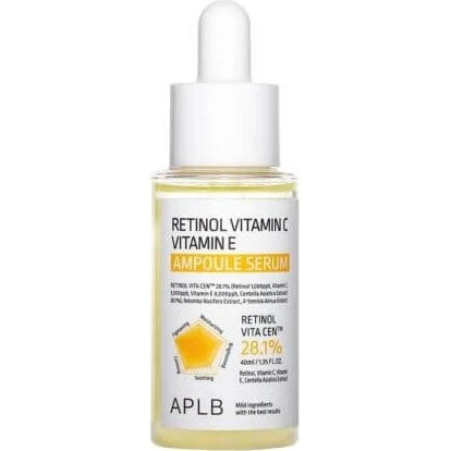 Aplb Retinol Vitamin C & E Ampoule Serum, 40 ml