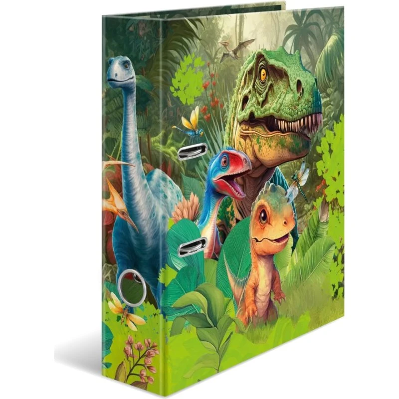 HERMA Motivordner Dino World A4 Karton 70mm