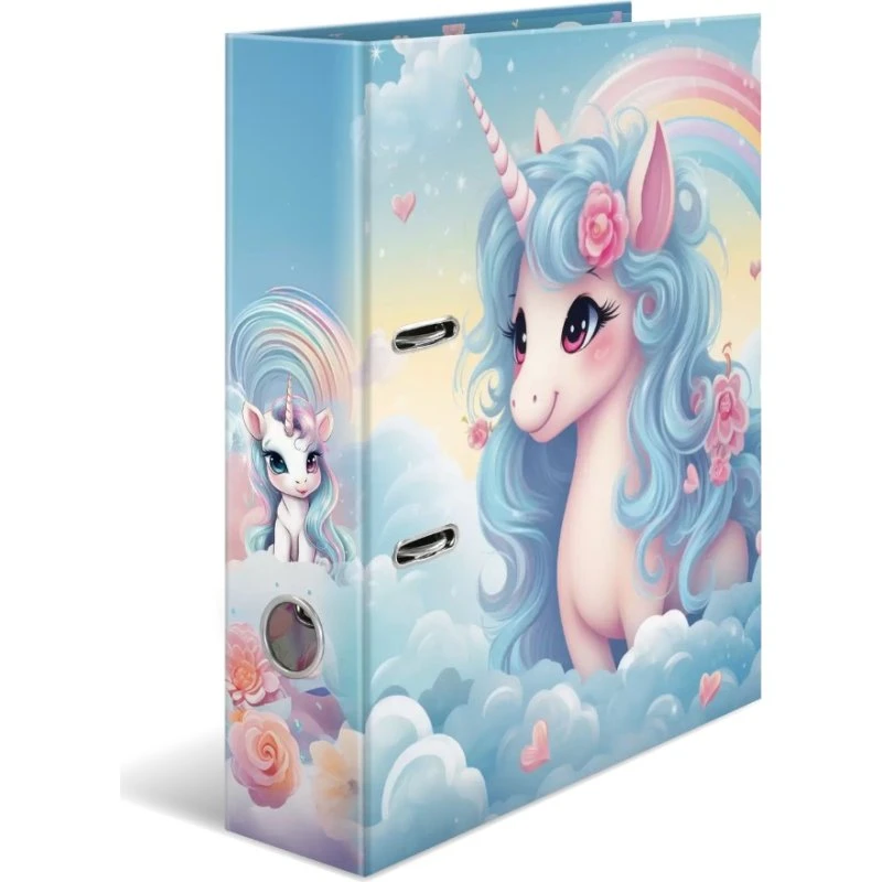 HERMA Motivordner Happy Unicorns A4 70mm Karton