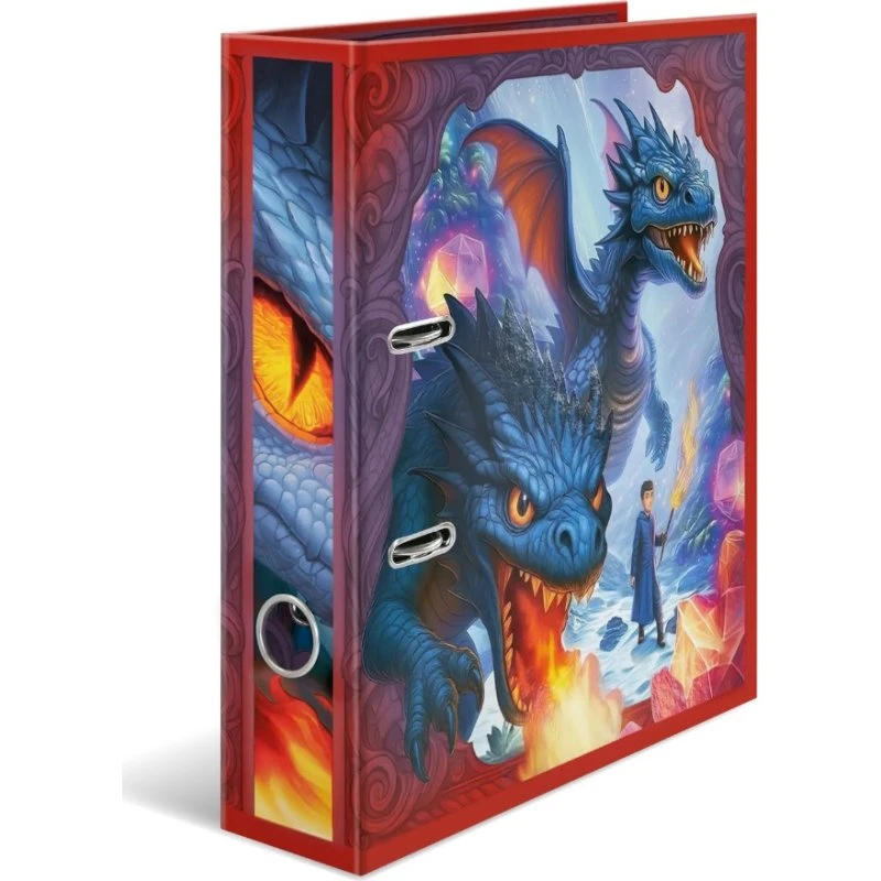 HERMA Motivordner Dragon A4 70mm - Magisches Drachen-Design