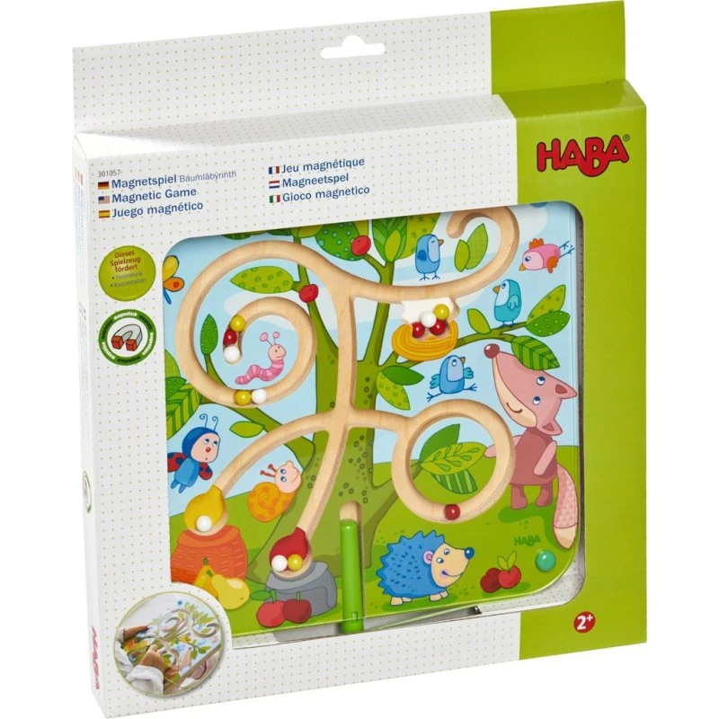 HABA Magnetspiel Baumlabyrinth für Kinder ab 2 Jahren