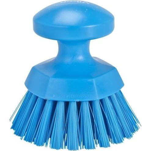 Vikan Handbürste hart Ø110 mm blau