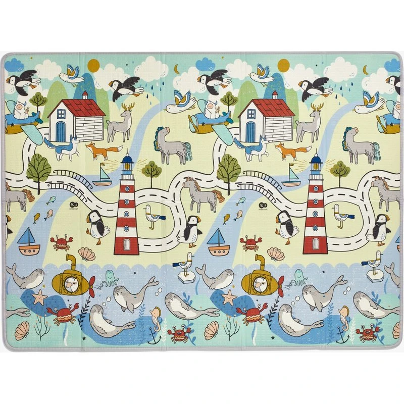 Kinderkraft Spielmatte MATTY 2 - Wende-Design, 197x147 cm