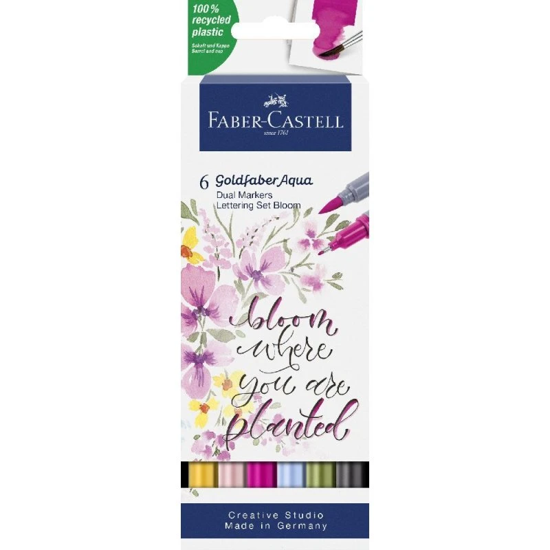 Faber-Castell Goldfaber Aqua Dual Marker Lettering 6er Set