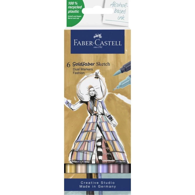 Faber-Castell Goldfaber Sketch Marker Fashion 6er Set