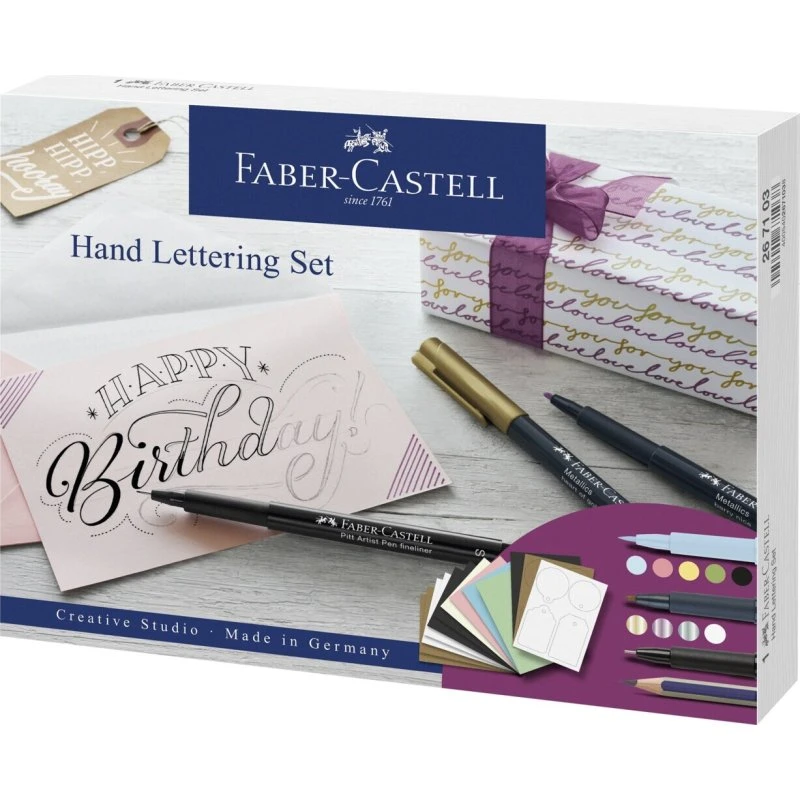 Faber-Castell PITT artist pen Kreativset Handlettering (12-teilig)
