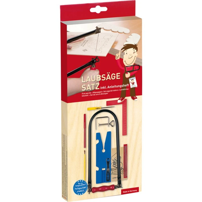 Peter Bausch Laubsäge-Starter-Set mit Holzvorlage (15-tlg.)